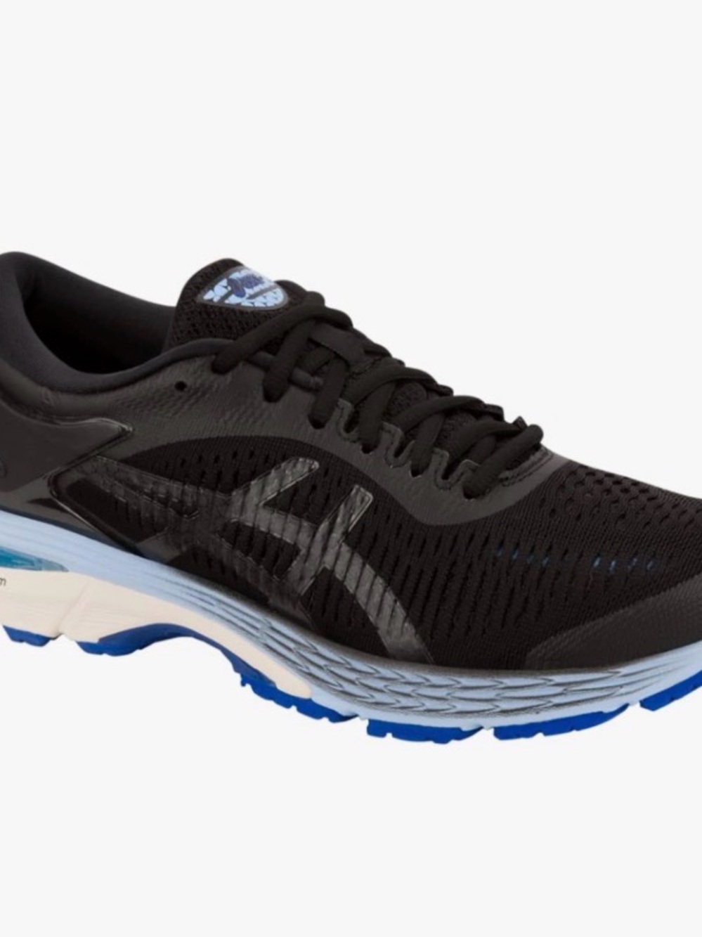 Women’s Asics gel-kayano 25 Black and Blue Running Shoe